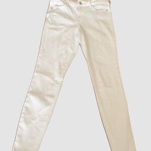 Old Navy Cream Skinny Jeans with Smooth Finish